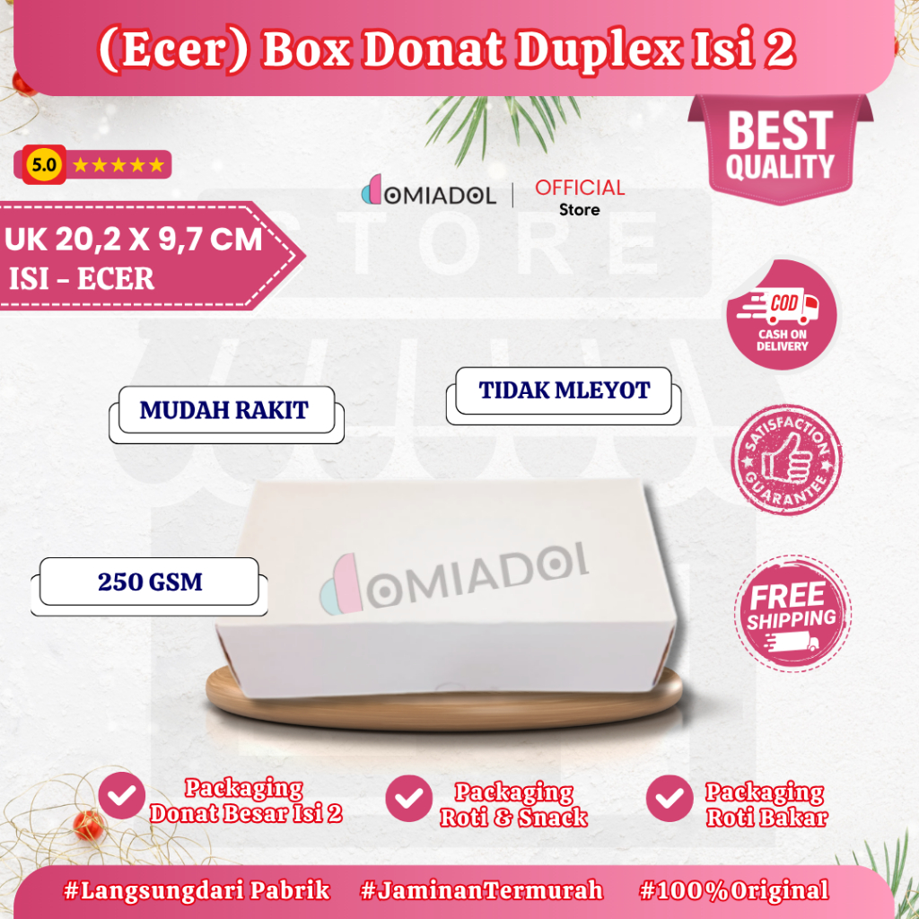 

Ecer - Box Dus Roti Bakar Bandung Putih