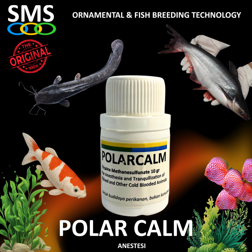 Polar Calm MS22 Bius ikan dan udang/kesehatan ikan/Tricaine Methanesulfonate/obat ikan