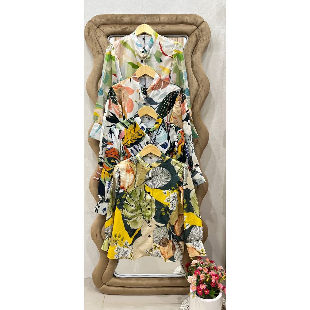 BLOUSE SILK PREMIUM RAYYA/ BLOUSE MOTIF/PRINTING TOYOBO / KATUN TOYOBO /PRINTING PREMIUM / PREMIUM