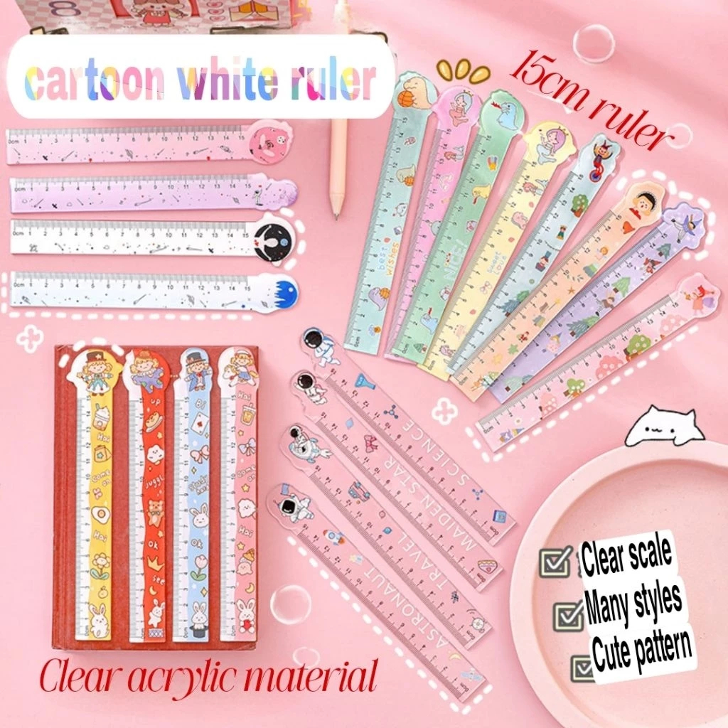 

DYPACK PENGGARIS Akrilik Lucu Pastel Unyu Lucu - Alat Tulis Anak yang Menyenangkan dan ,kawaii RT95