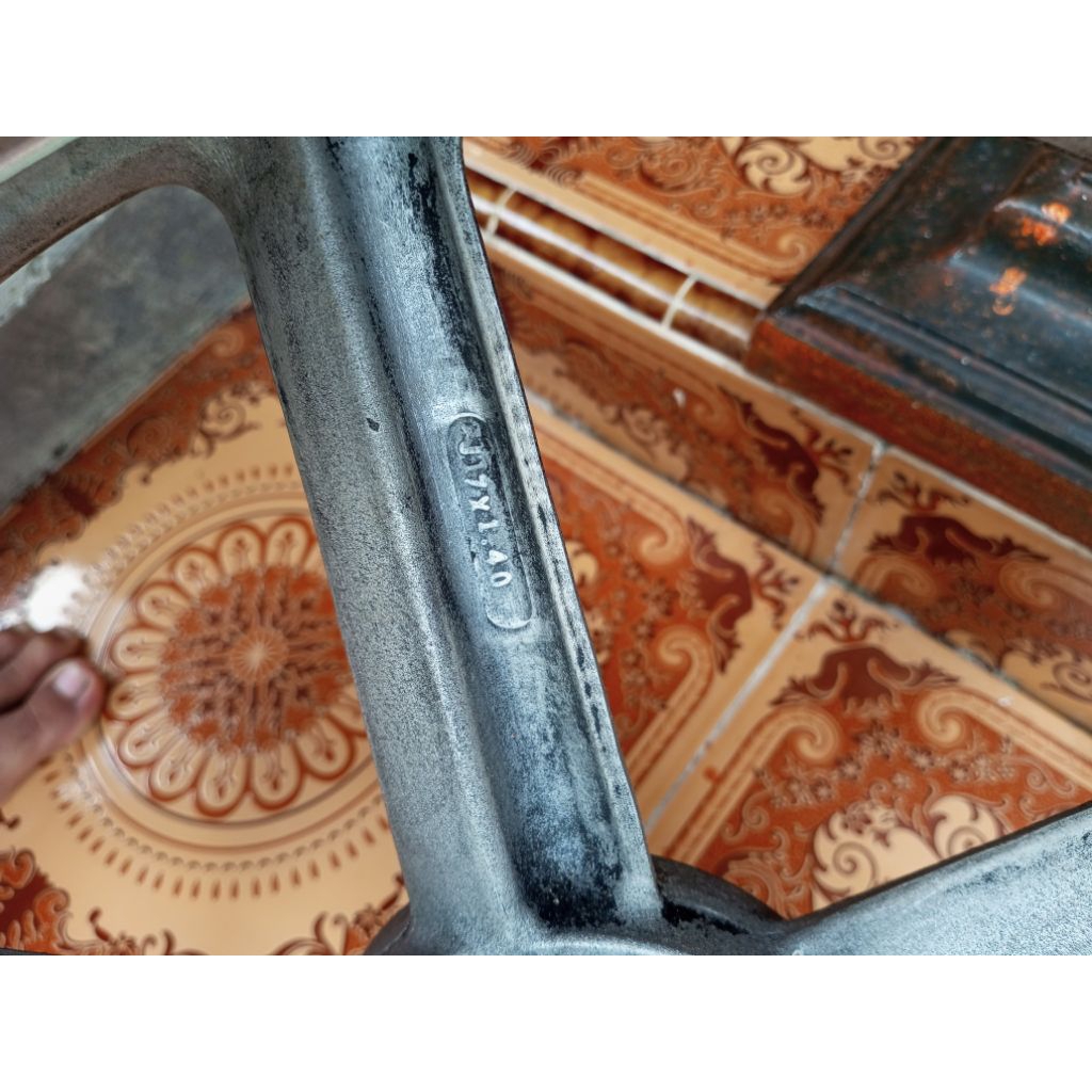 pelek depan cakram velg palang 5 chemco lawas jadul