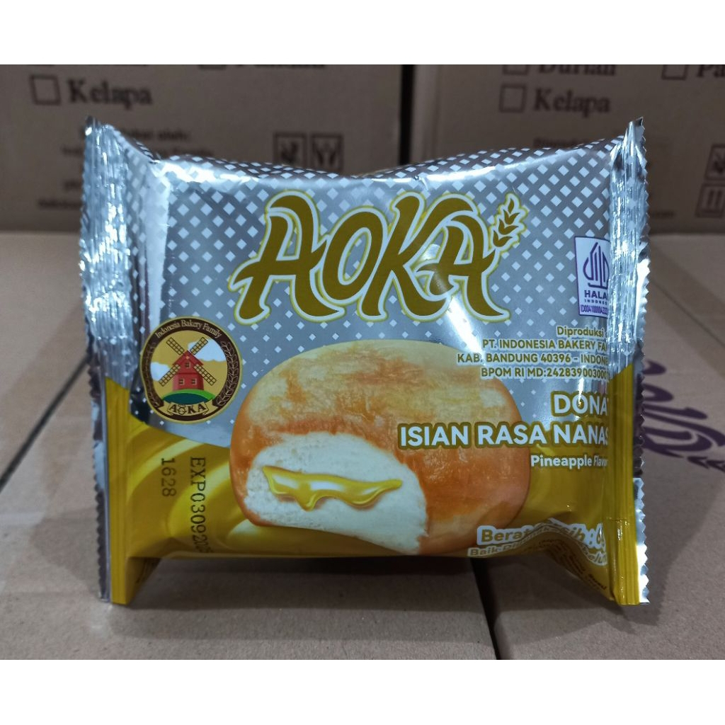 

Donat jco Aoka isian rasa strawberry coklat nanas donut lumer 65gr bandung halal sandwich gulung momotaro tepung terigu