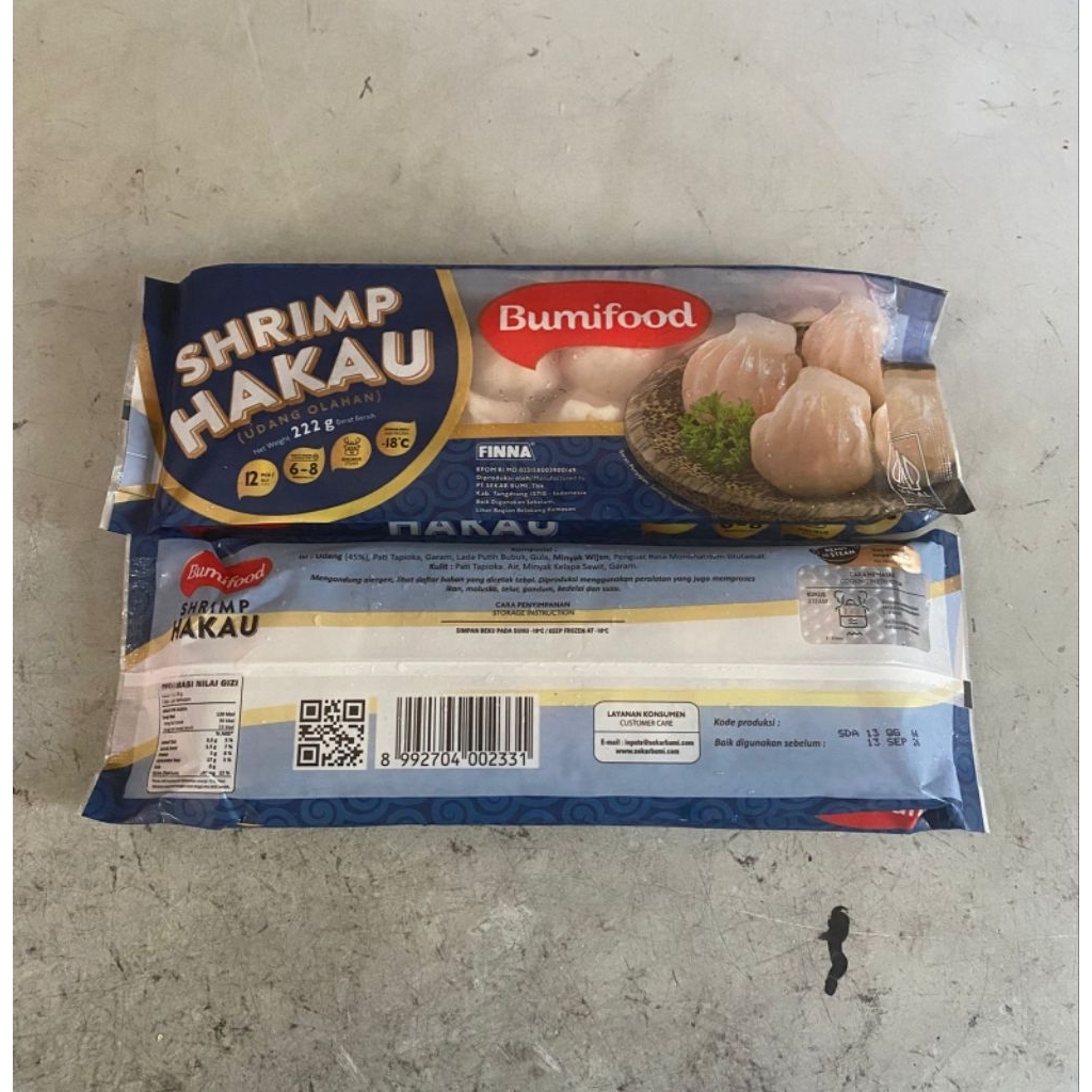 

Bumifood Hakau Isi 12pcs