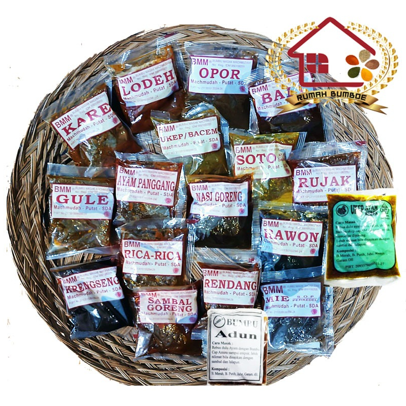 

(25 pcs) BMM Machmudah Bumbu Masak Instant Masakan