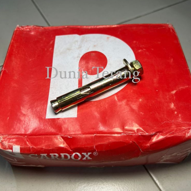 10 PCS - Dynabolt CARDOX M 8 x 40 mm 65 mm 85 mm Dinabolt Dinabol 8x40 8x65 8x85 Baut Angkur Tembok 