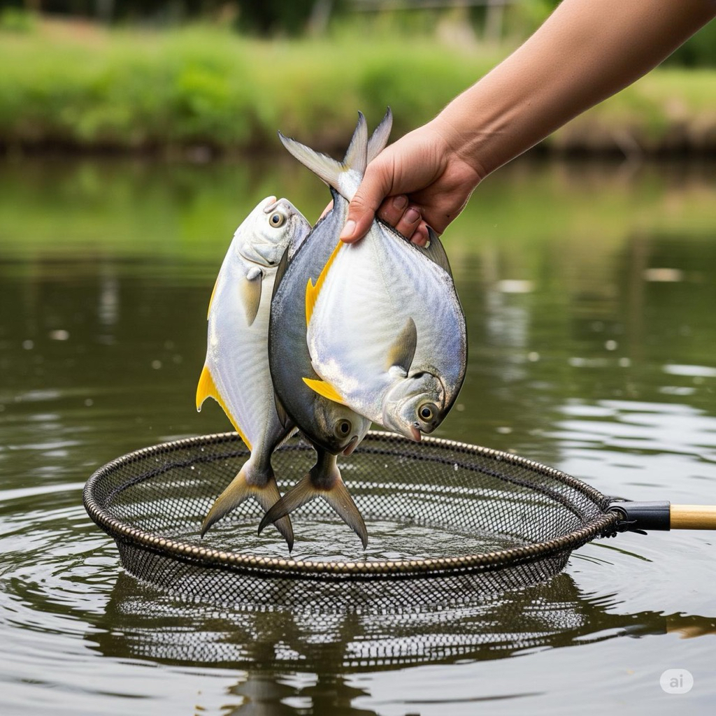 

Ikan Bawal Konsumsi Fresh UK 2-3 Ekor / Kg