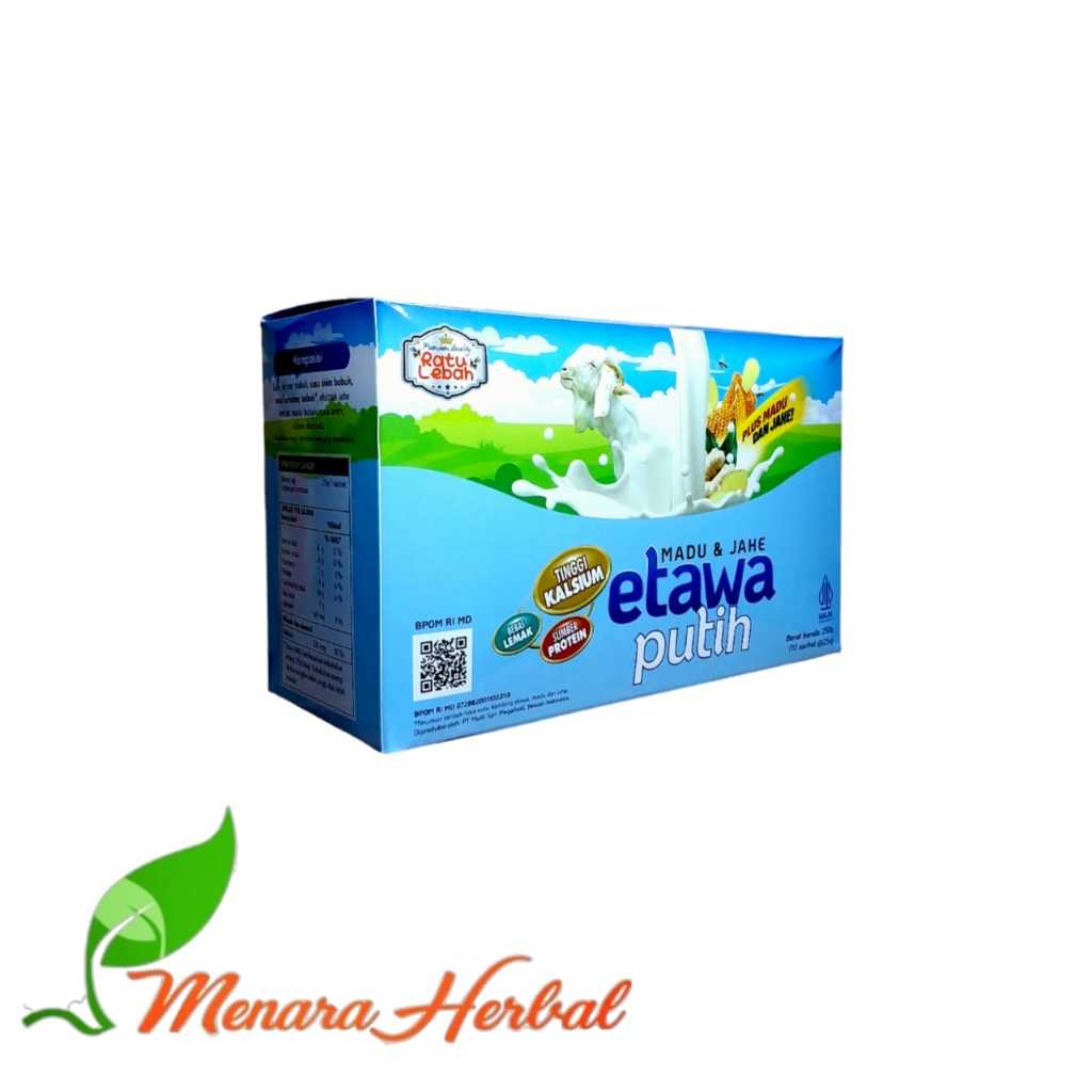 

Susu Kambing Ratu Lebah | Susu Kambing Etawa | Etawa Ratu Lebah Per Box Isi 10 Sachet