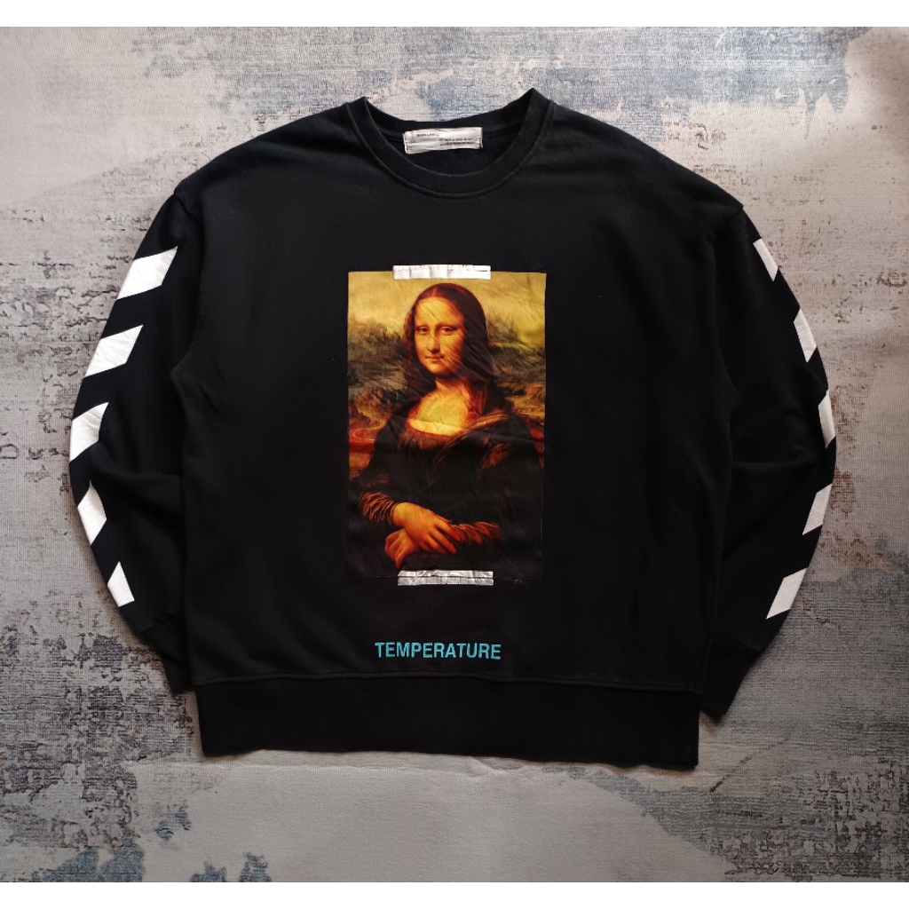crewneck off white monalisa