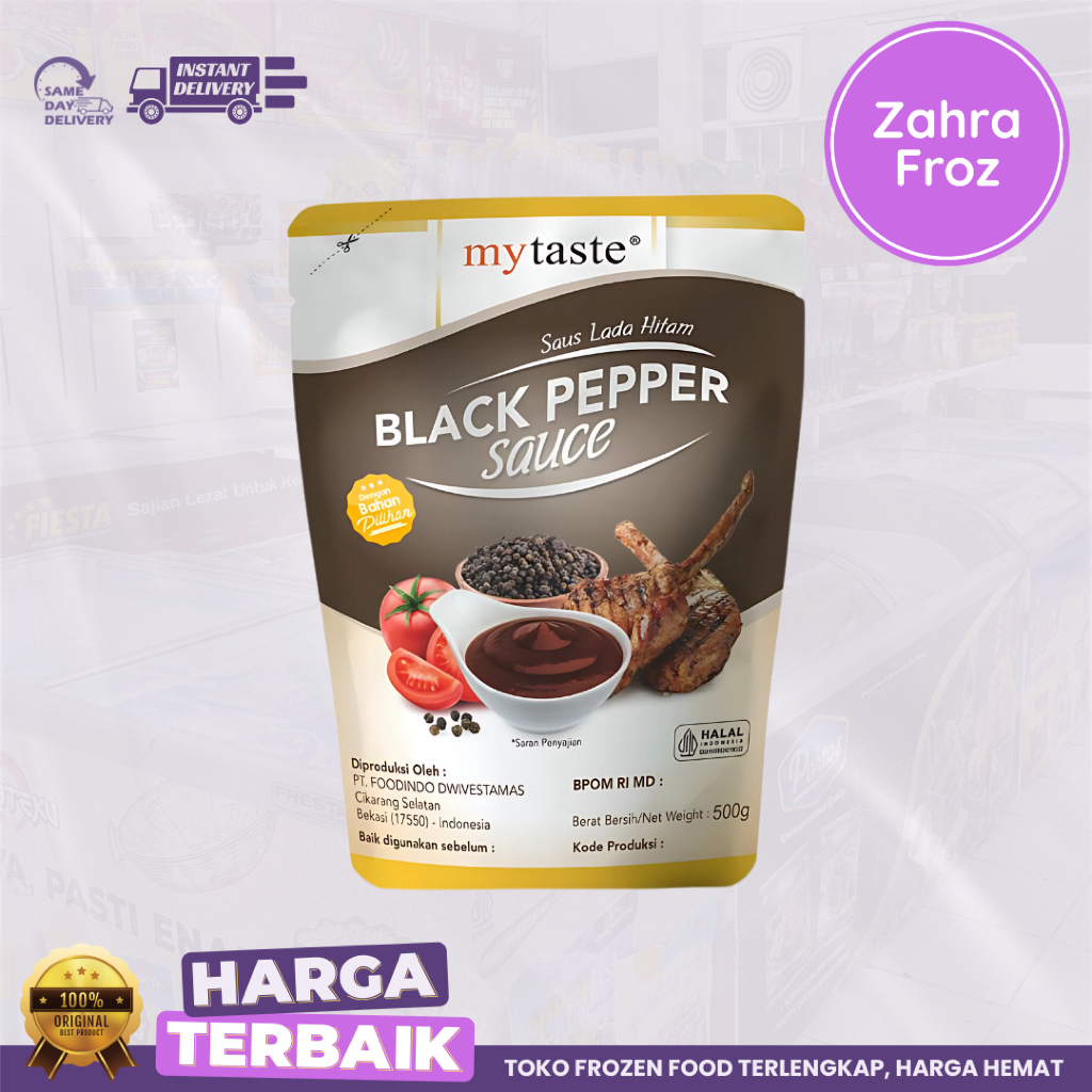 

MM1 MYTASTE SAUS LADA HITAM BLACK PEPPER SAUCE 1 KG