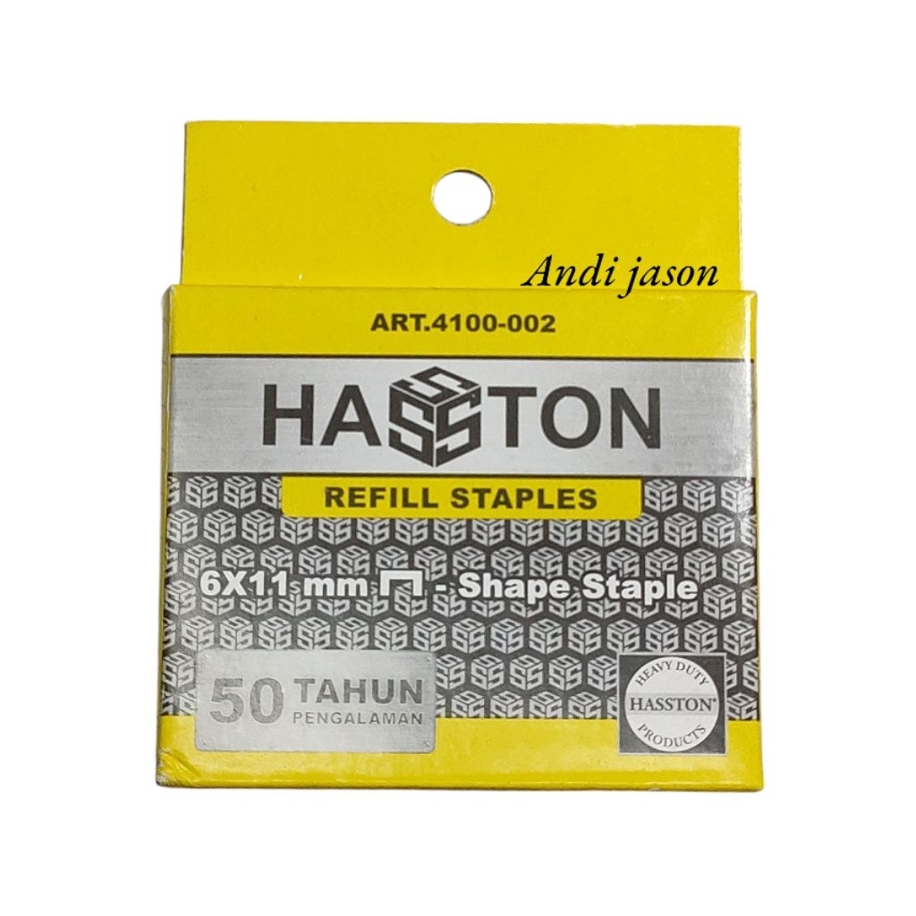

ANAK HEKTER HASTON 6X11MM ISI 1000 PCS