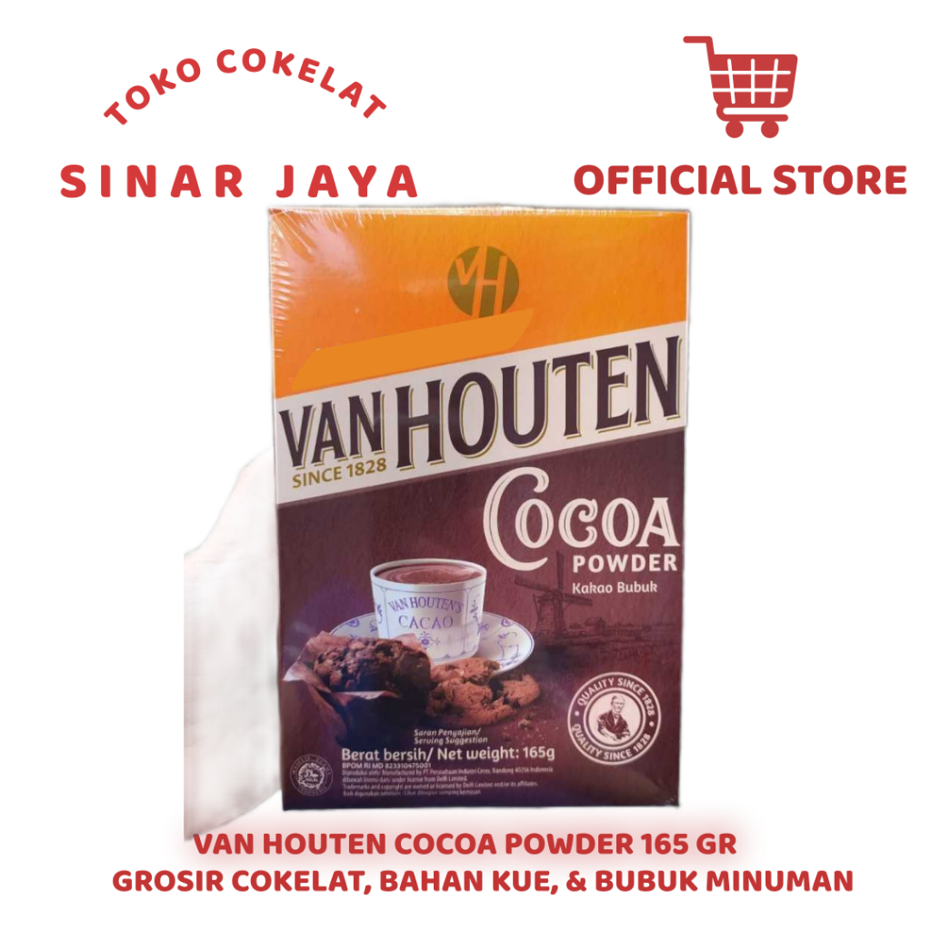 

Van Houten Cocoa Powder Dark 165Gr - Coklat Bubuk Van Houten 165 Gram