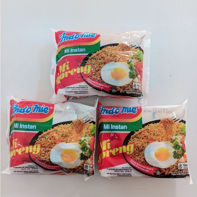 

Indomie Goreng Penuh Berat Bersih 85 Gram /Pcs
