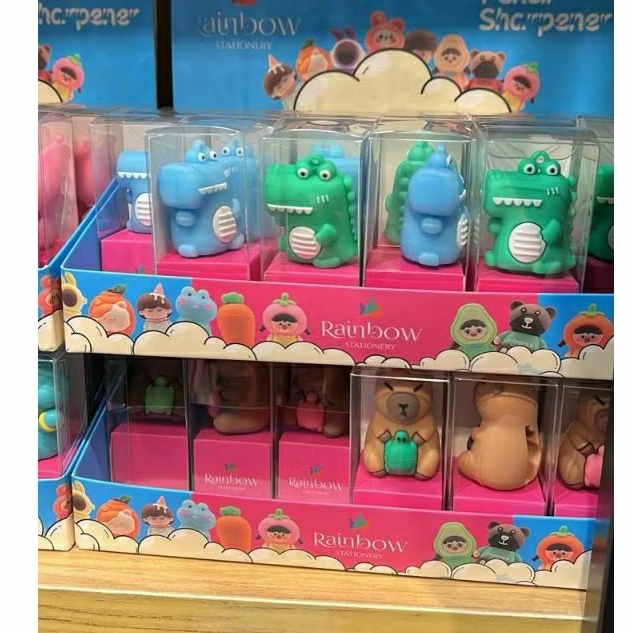 

Rautan Capybara/Melody/Kuromi/astronot/Dino 2pcs Serutan pensil Gift Kado anak