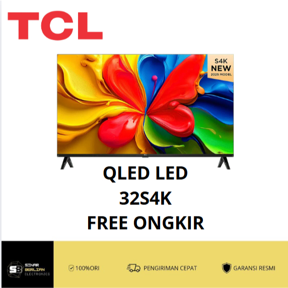 LED TCL QLED 32S4K (32 INC) ANDROID GOOGLE TV