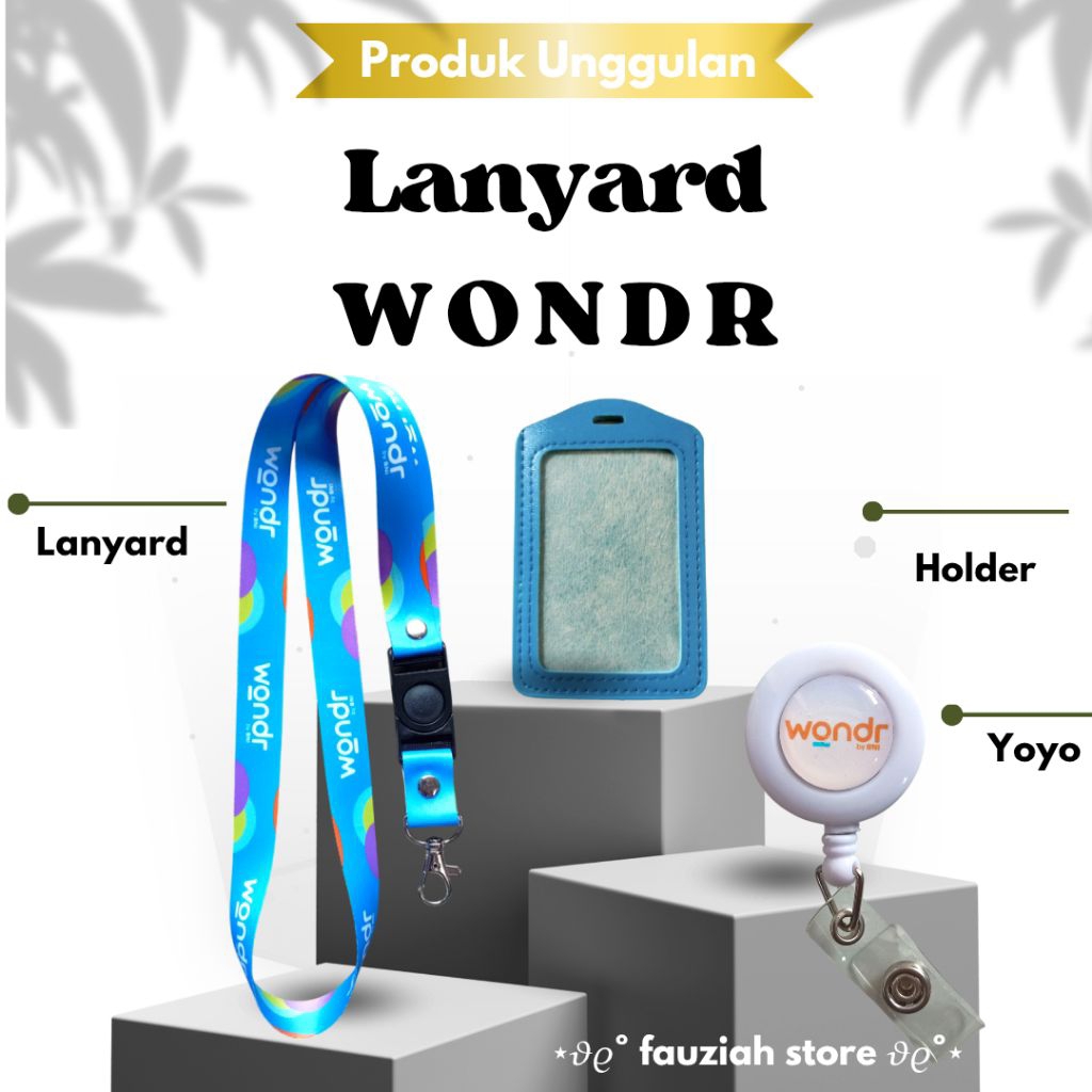 

READY! TALI ID CARD WONDR BY BNI / LANYARD WONDR BY BNI TERMURAH!!!