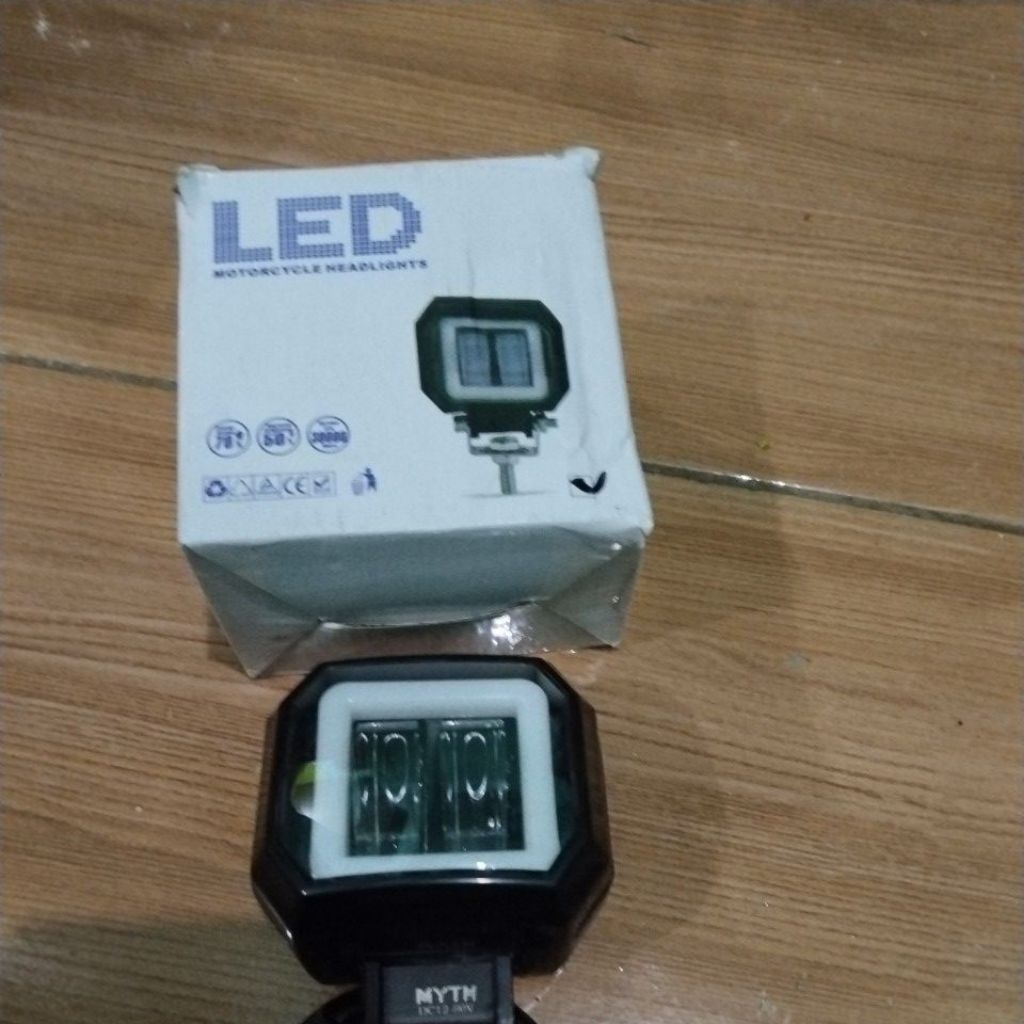 LAMPU TEMBAK CWL 2 MATA MINI MODEL KOTAK WATERPROOF ALUMUNIUM
