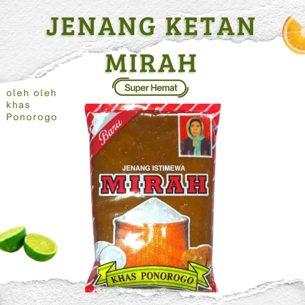 

Jenang Mirah Jenang Ketan Legit Khas Ponorogo- CF OFFICIAL