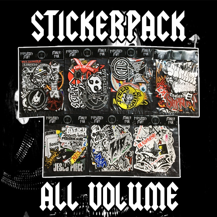 

STICKERPACK LAPTOP STIKER CUTTING TUMBLR BAND MUSIK METAL HARDCORE GRINDCORE PUNK MOTORCYCLE