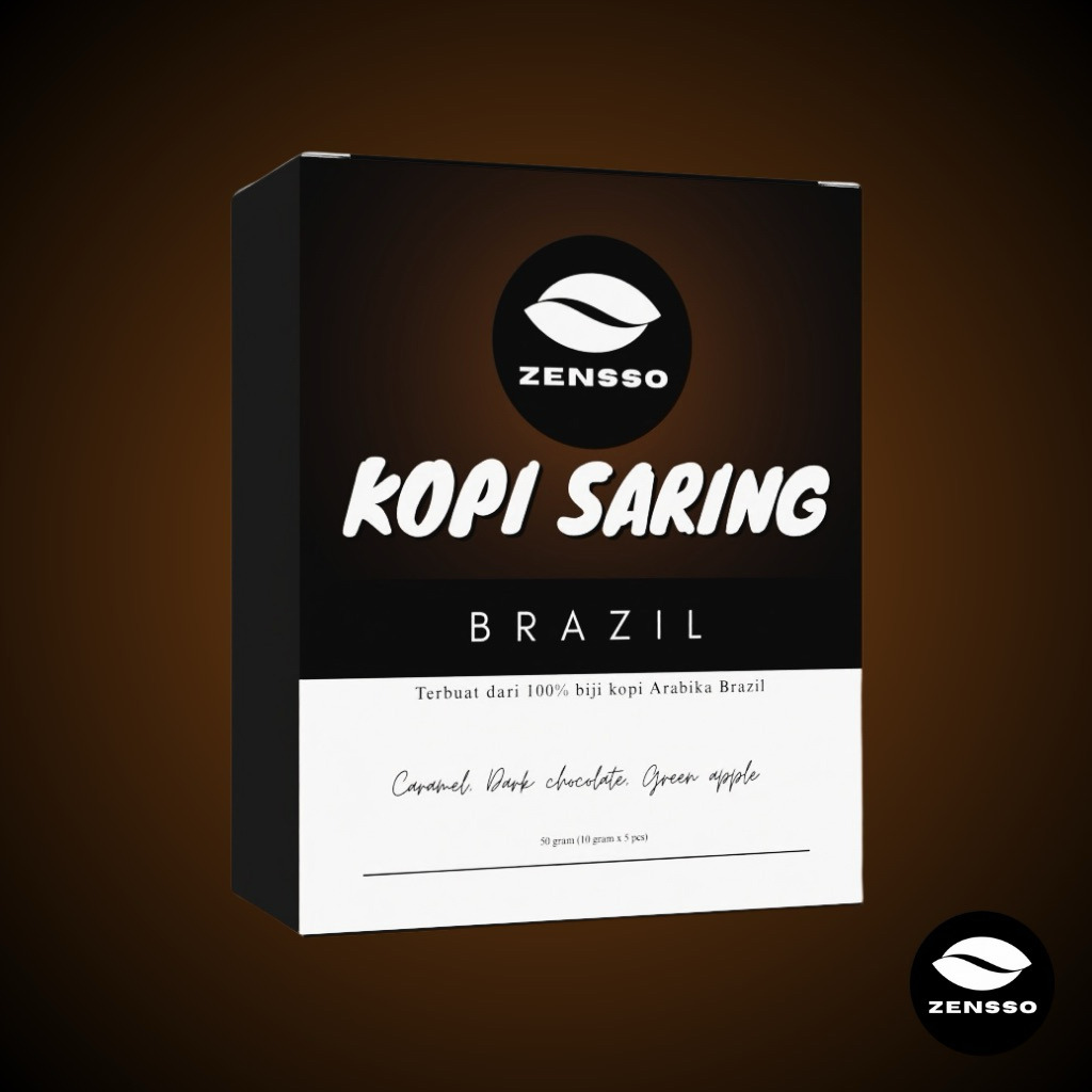 

Dripbag Coffee | Kopi Arabika Brazil | Kopi saring BRAZIL | ZENSSO COFFEE