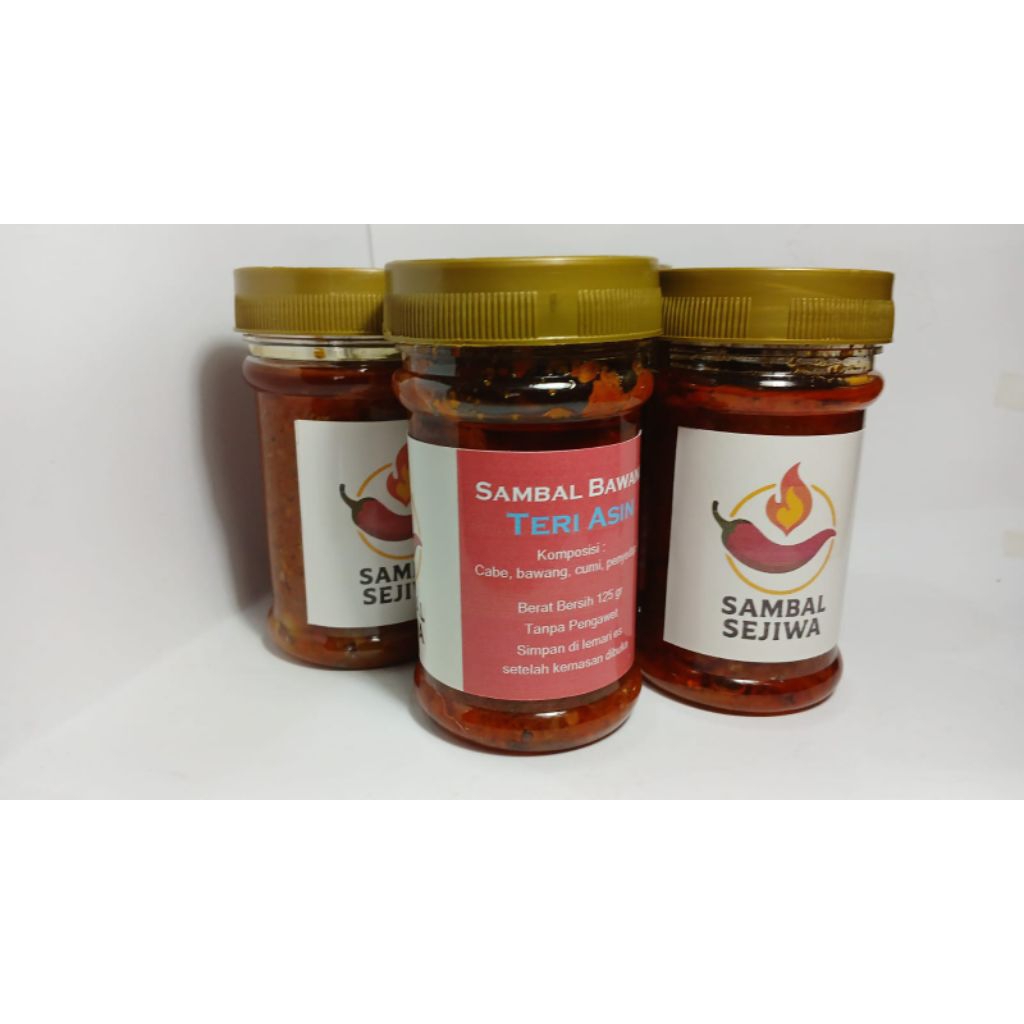 

Sambal Bawang Home Made Pedas - Sambal Cumi Pedas - Sambal Teri Pedas - Sambal Bawang Pedas Enak 125gr
