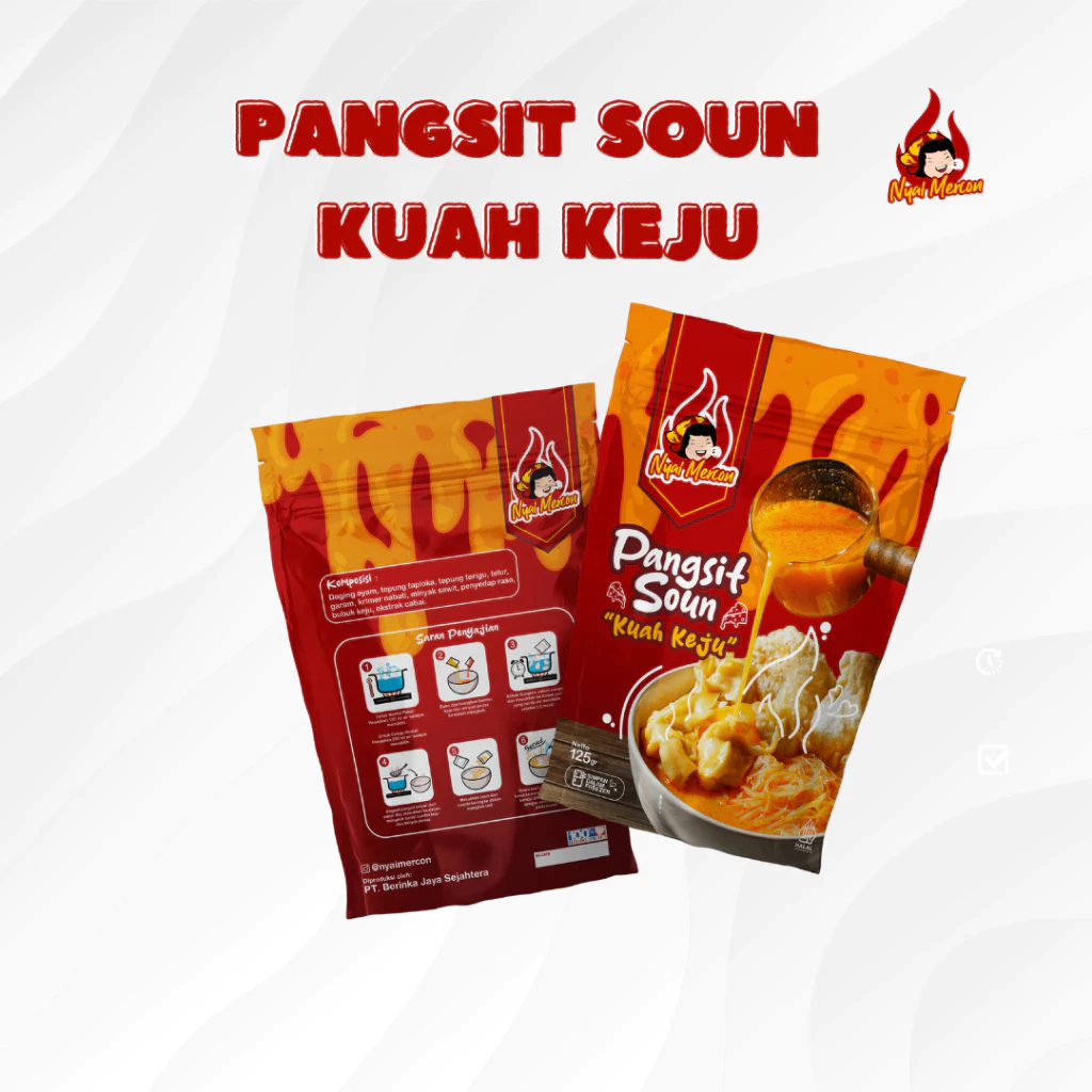 

Nyai Mercon - Pangsit Soun Kuah Keju Nyai Mercon