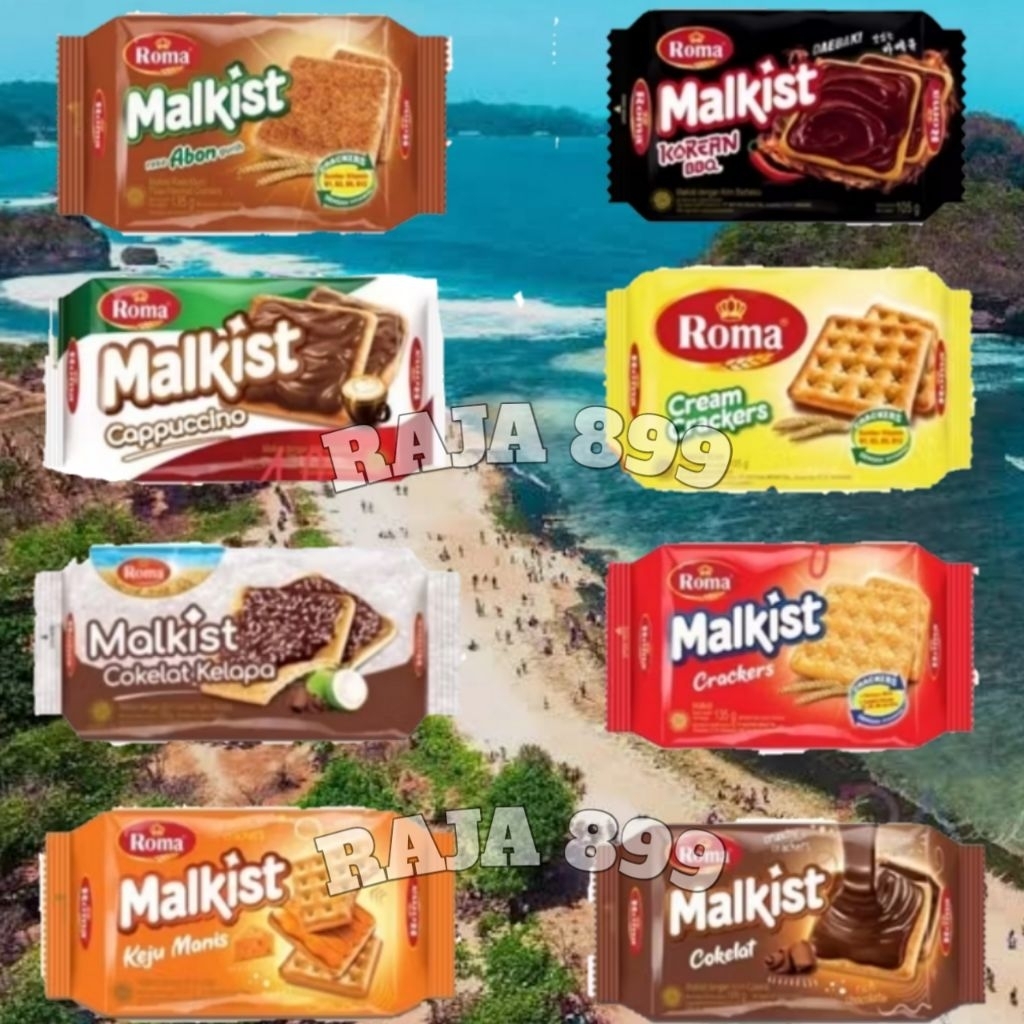 

ROMA MALKIST BISKUIT CRACKER | BISCUIT ROMA MALKIST ALL VARIAN