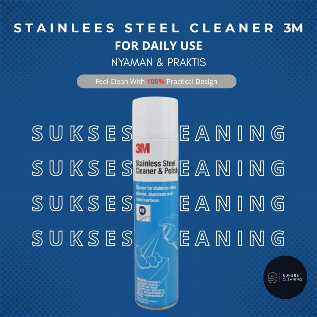 Stainless steel cleaner 3M/pembersih stainless steel/stainless cleaner/semprotan pembersih stainless