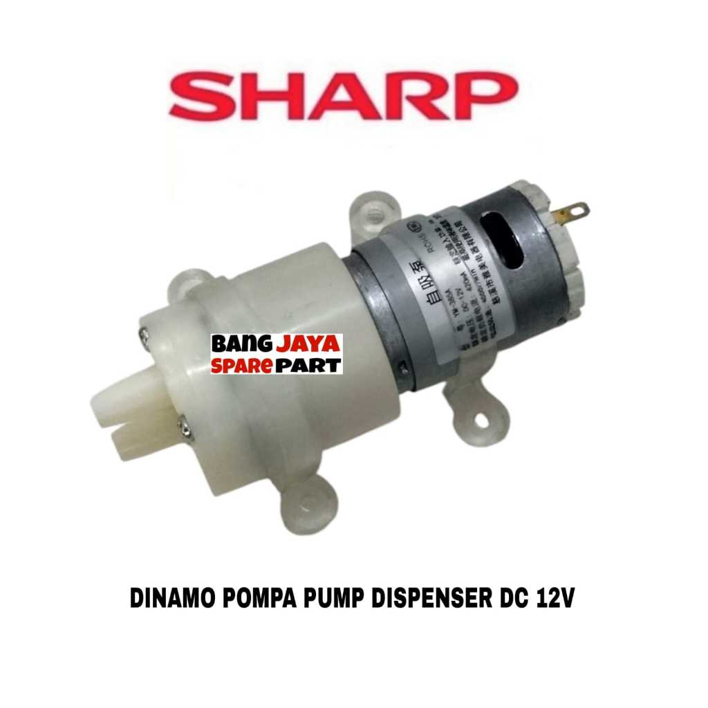 Sharp Dinamo Pompa Pump Dispenser Galon Bawah Dc 12V Pompa Kecil