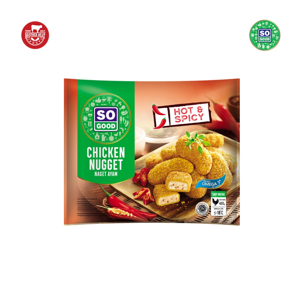 

So Good Chicken Nugget Hot & Spicy 400gr - Brothermeatshop