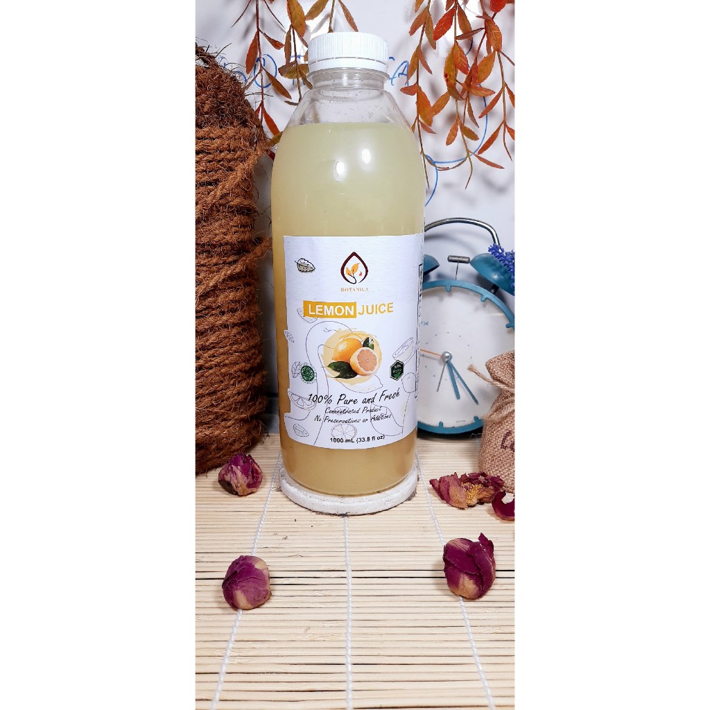 

BENUTRIVA Fresh Import Lemon Juice / Sari Lemon Import Organik Alami dengan Bulir Asli