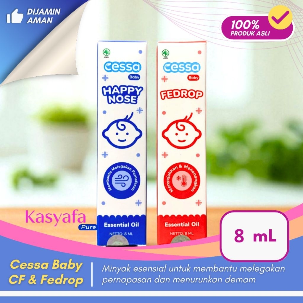 Cessa Baby Happy Nose 8 mL untuk Flu dan Batuk Bayi // Cessa Fedrop 8 mL untuk Menurunkan Demam