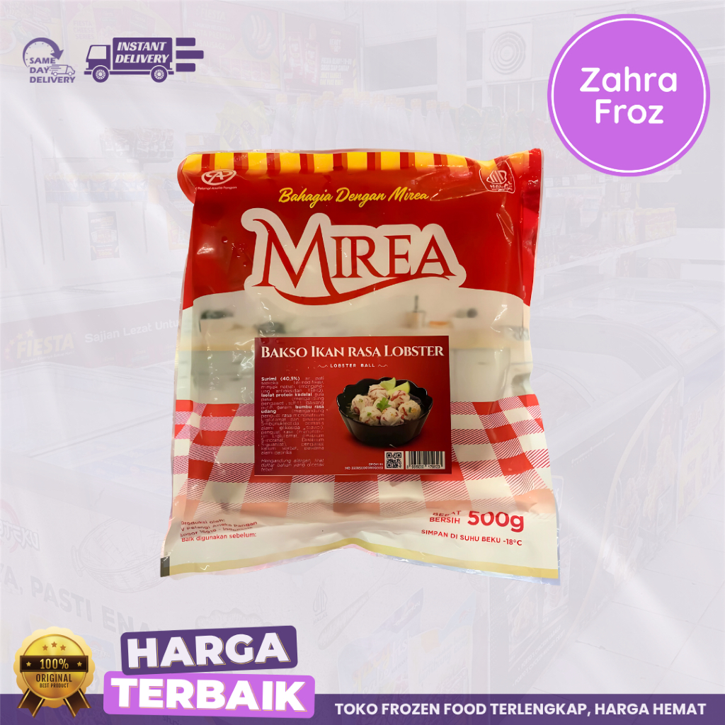 

MIREA BAKSO IKAN RASA LOBSTER 500 GR