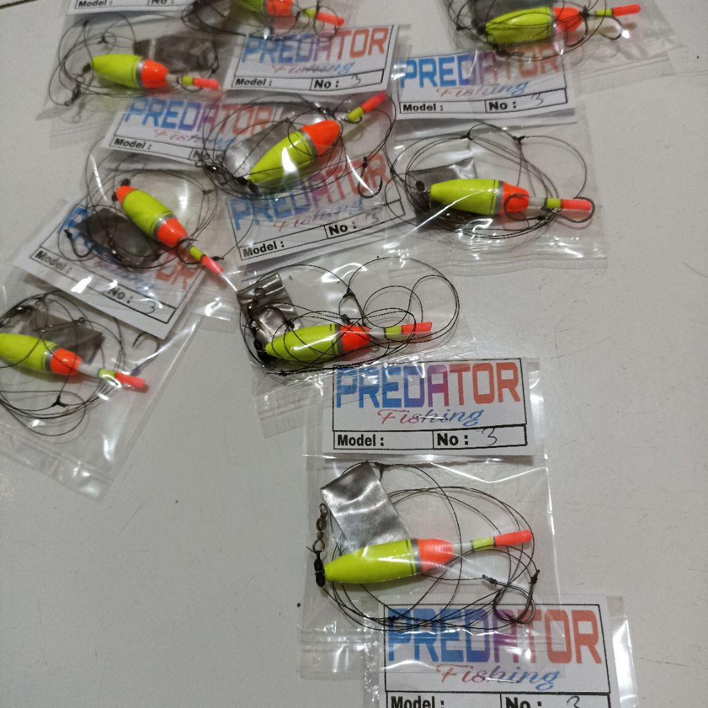 rangkaian pancing nila/lele/gurame/patin (1053)