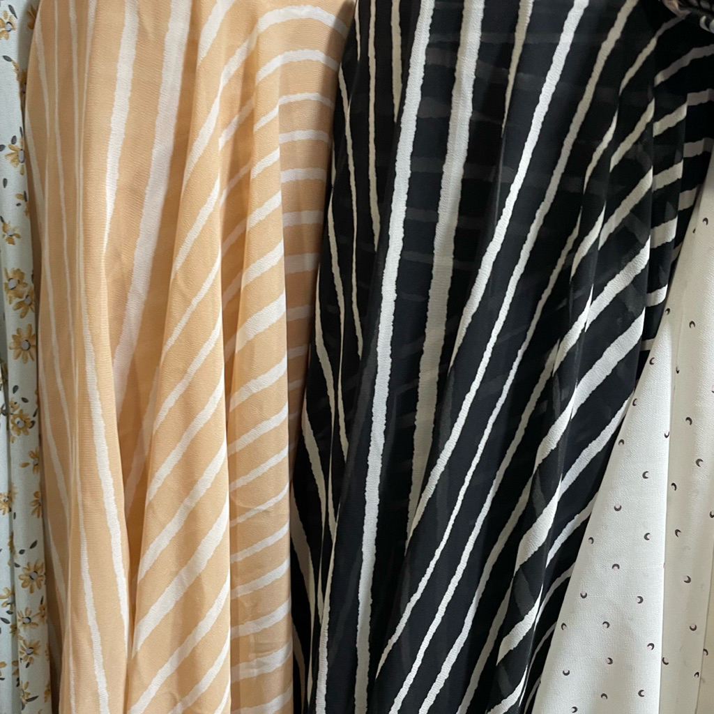 kain ceruty baby doll motif salur premium - kain zara ceruty - kain sifon ceruti md