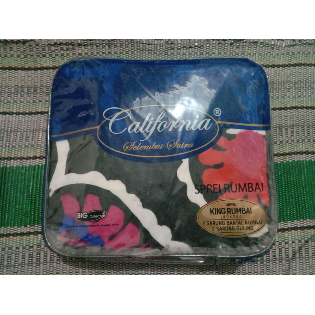 sprei rumbai california