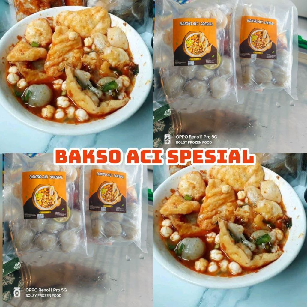 

Bakso aci spesial kuah pedas