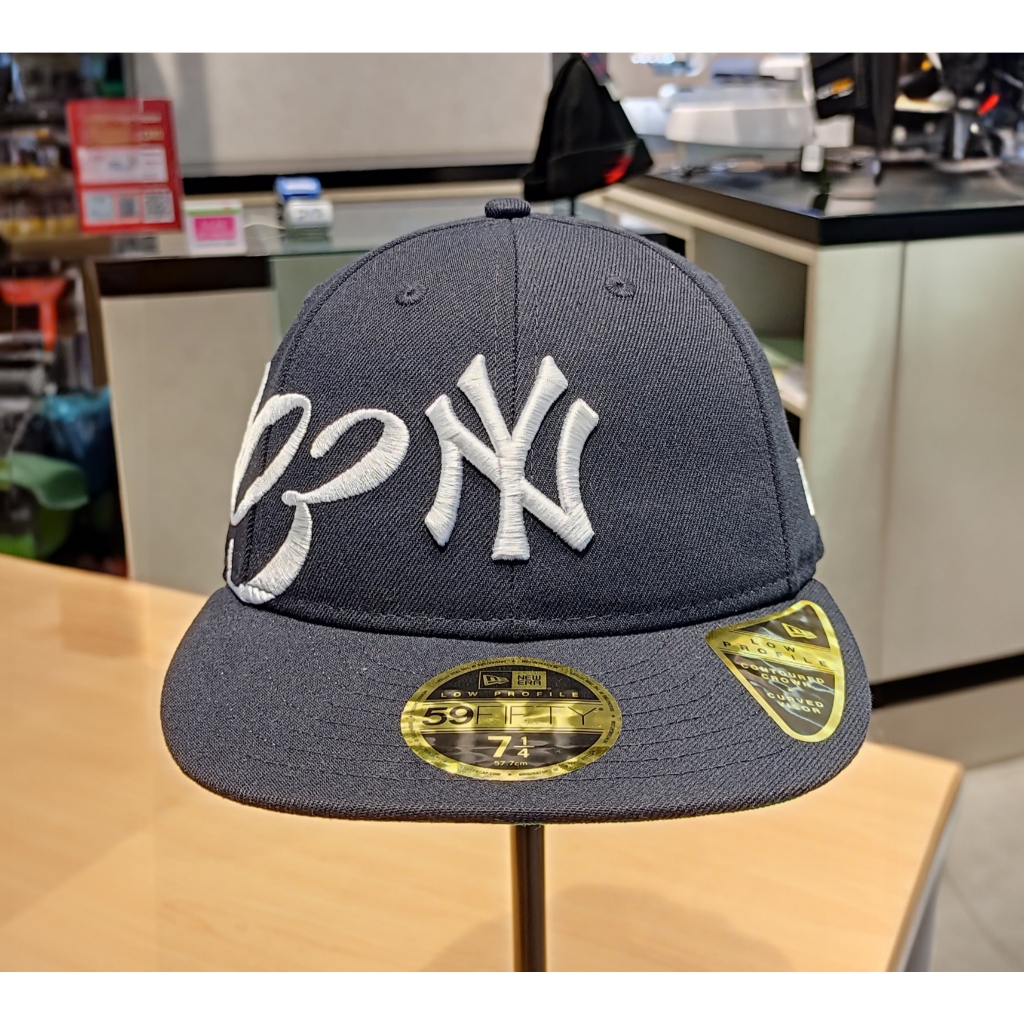 Topi New Era 59Fifty New York Yankees Est. Navy Low Profile Fitted Cap
