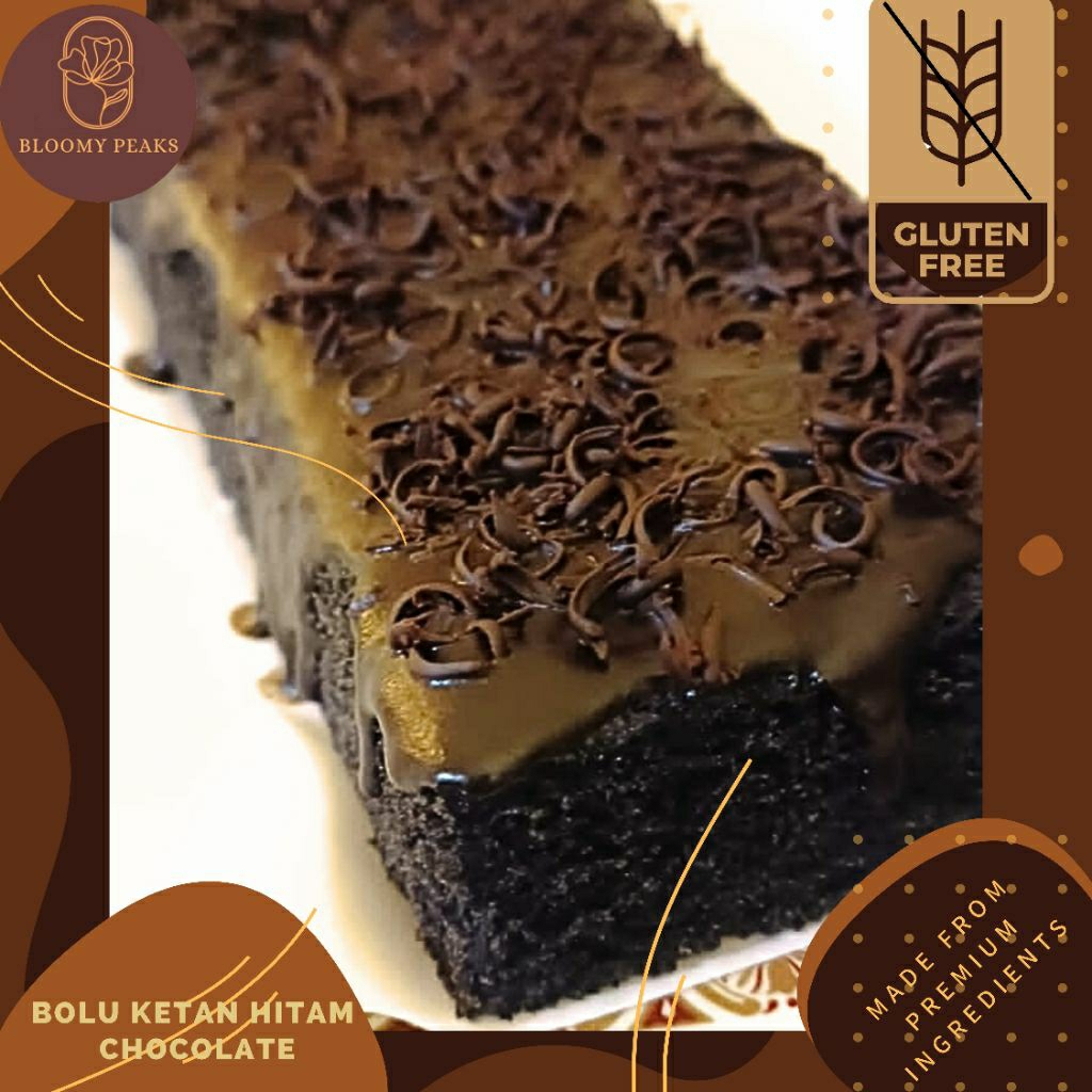 

Bolu Ketan Hitam Coklat Chocolate Cokelat Gluten Free Cake