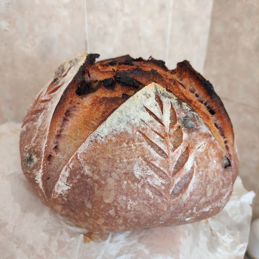 

(NO COD) Ube Choco Sourdough Country Bread