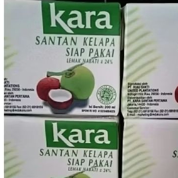 

Kara kotak 200 ml Kara Murni