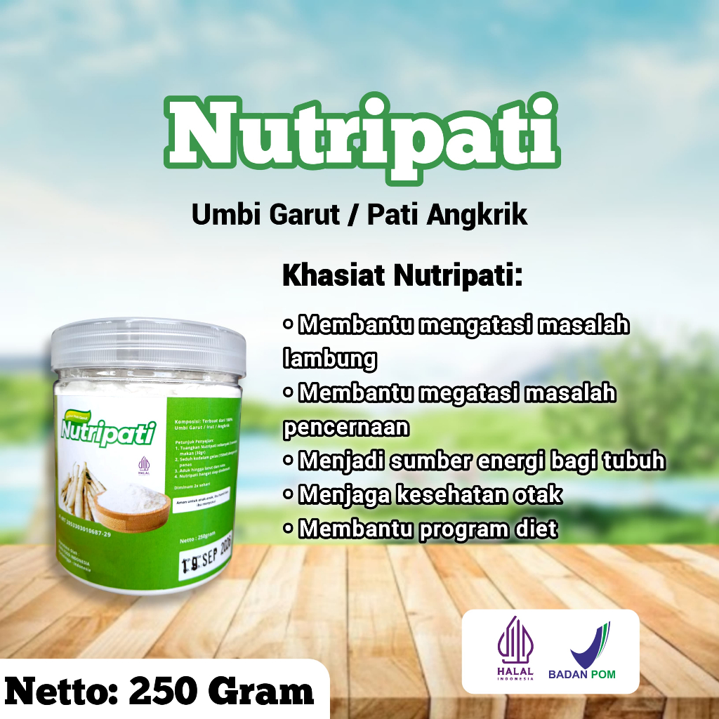 

Nutripati Pati Garut Irut Angkrik Obat Herbal Alami Maag Gerd Asam Lambung