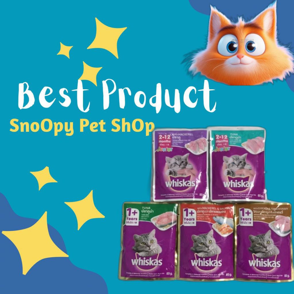 Whiskas Basah Sachet Ecer - Makanan Basah Untuk Kucing