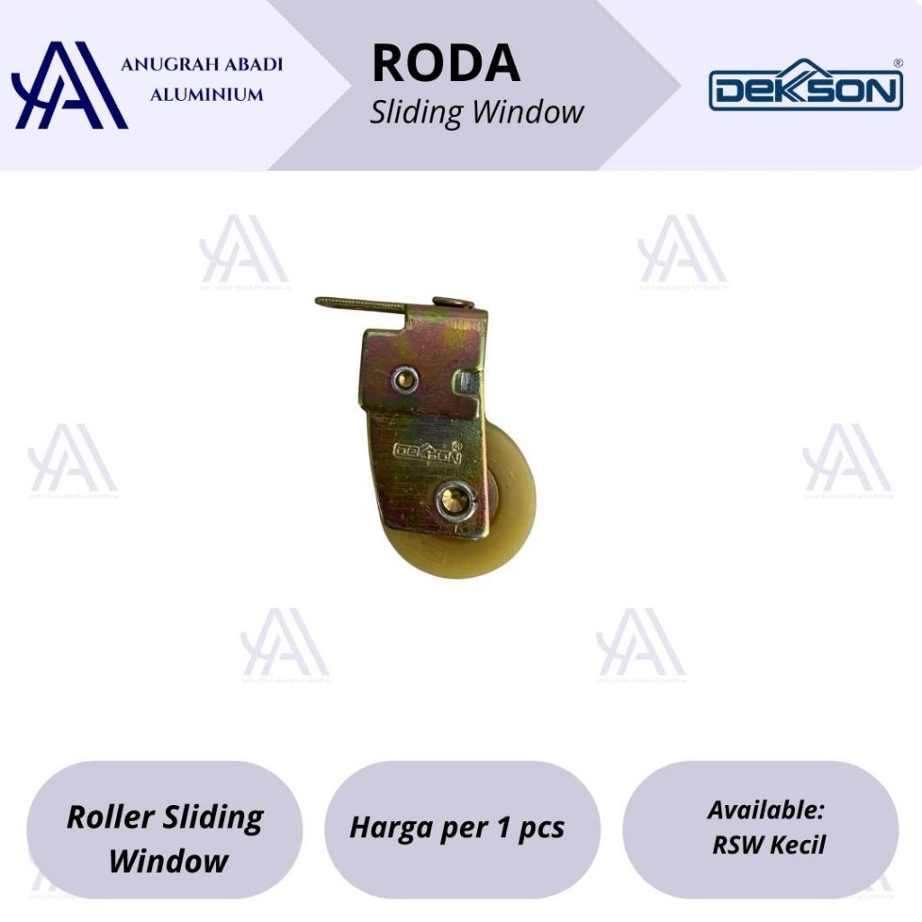 Roda Sliding Window / Roda Jendela / Roda Kecil Jendela Alumunium Dekson