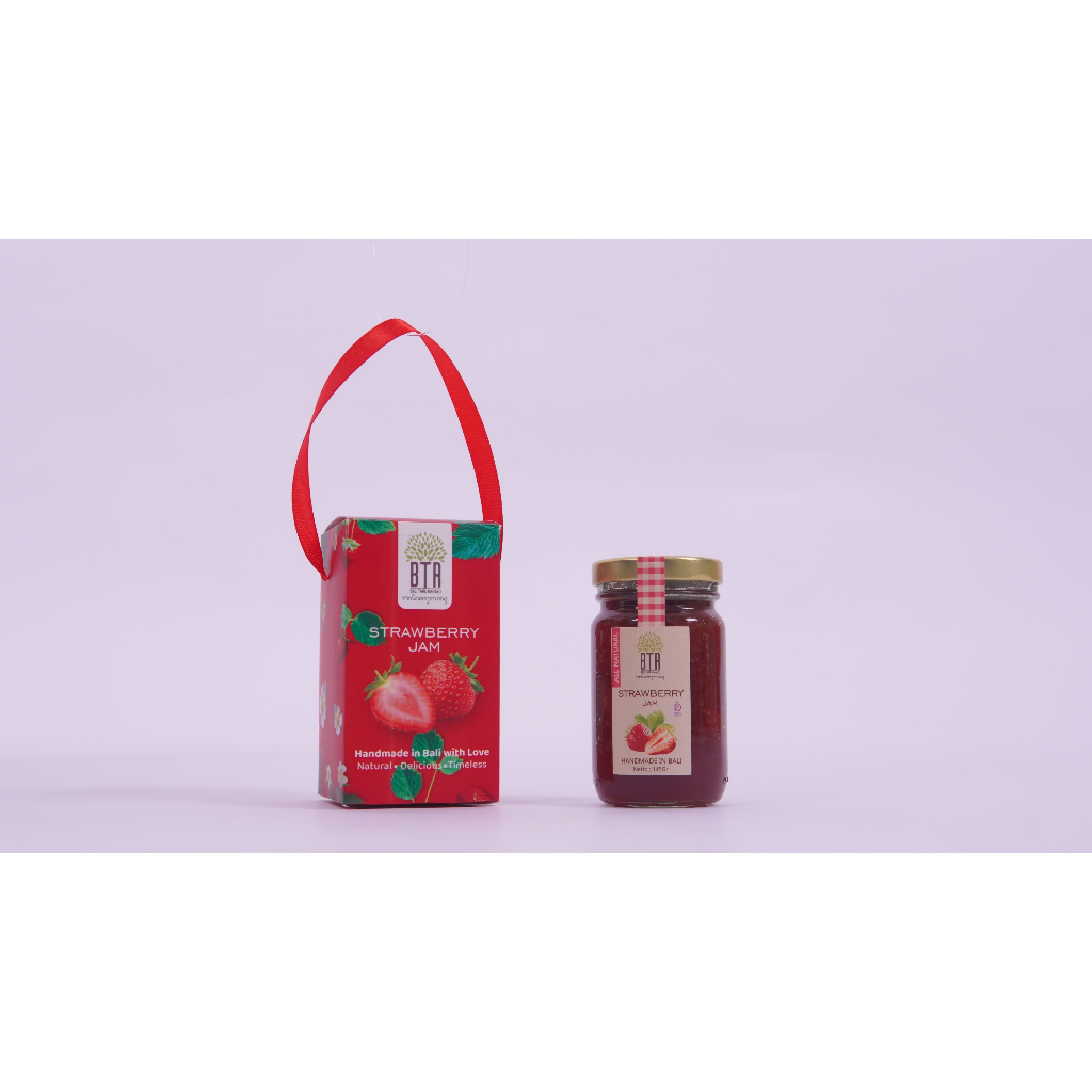 

BTR Selai buah Strawberry 145 g dengan box eksklusif