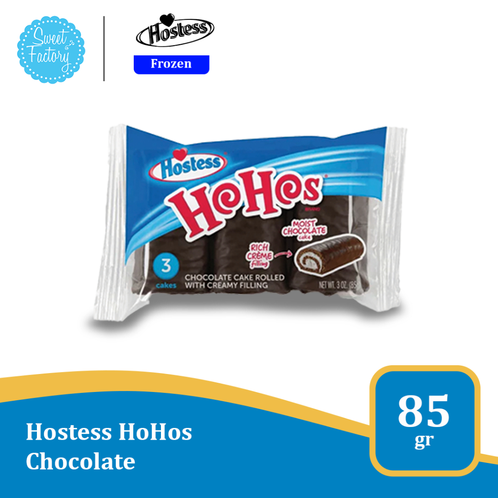 

Hostess HoHos Chocolate - Kue Cokelat dengan Isi Krim, 85 gr / 2oz