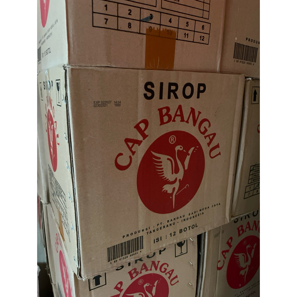 

sirup bangau rasa pisang ambon dus an
