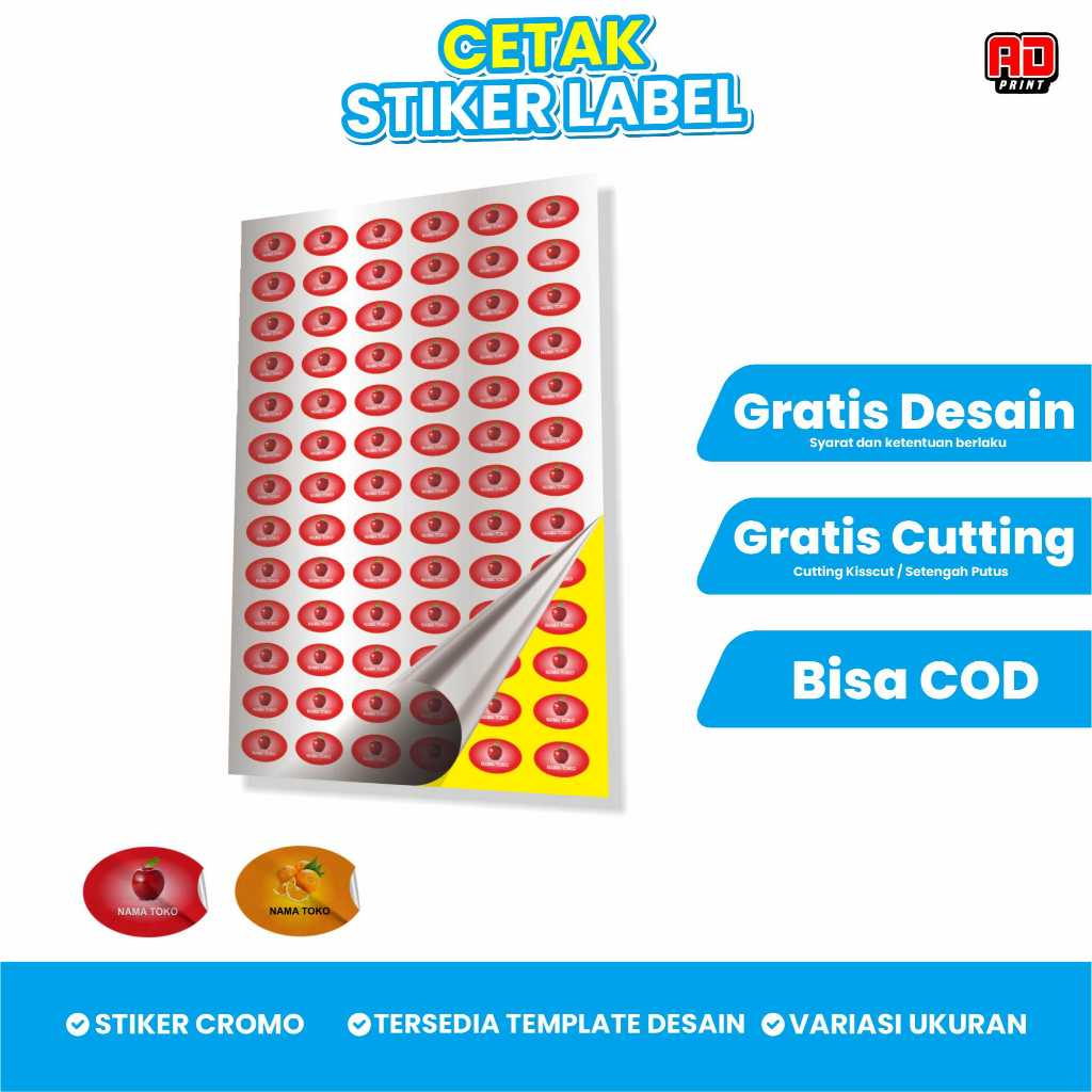 

Cetak Stiker label buah