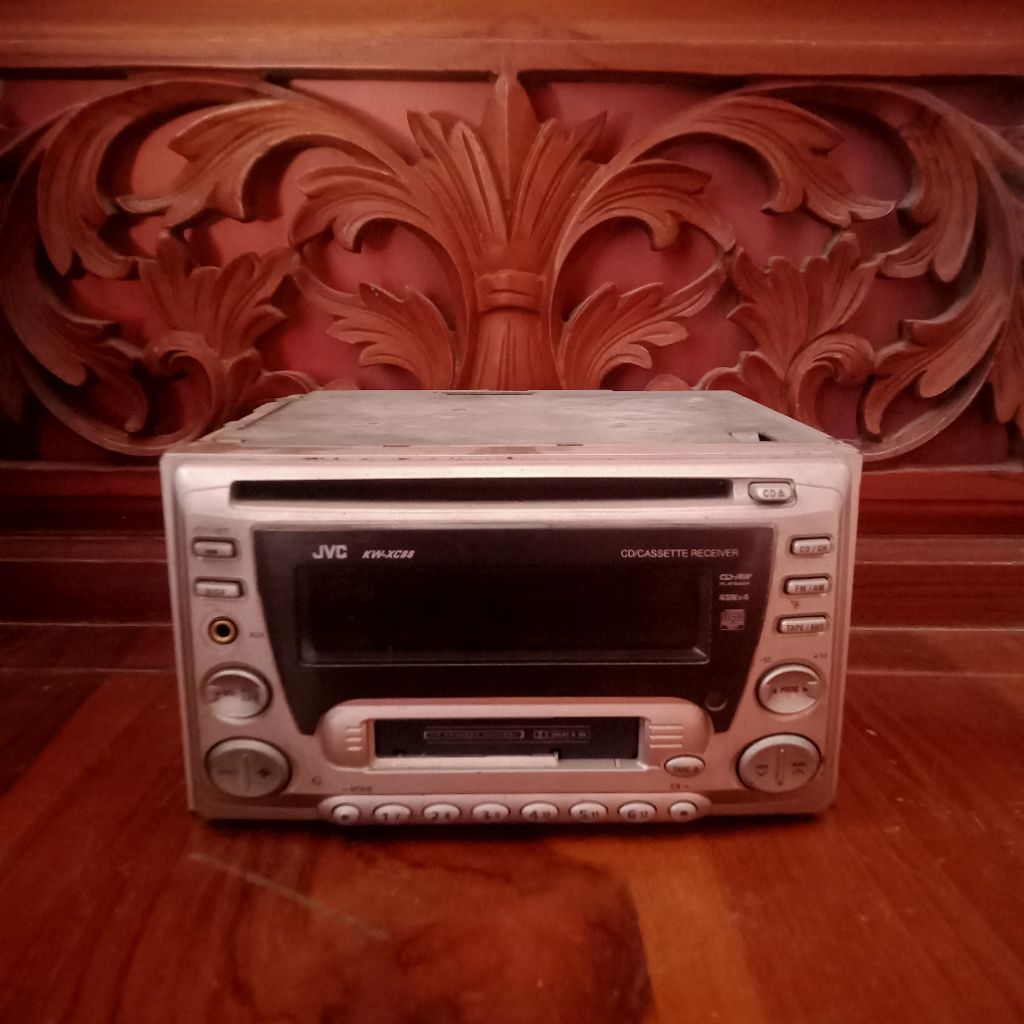 Head Unit JVC Audio FM/AM Tape/Aux Mobil
