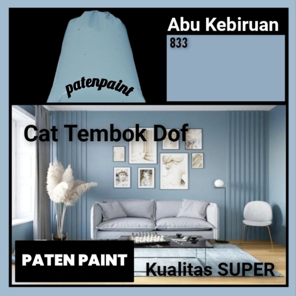 Cat Tembok Abu Kebiruan Cat Tembok Kiloan Cat Tembok Super Cat Tembok Abu Abu
