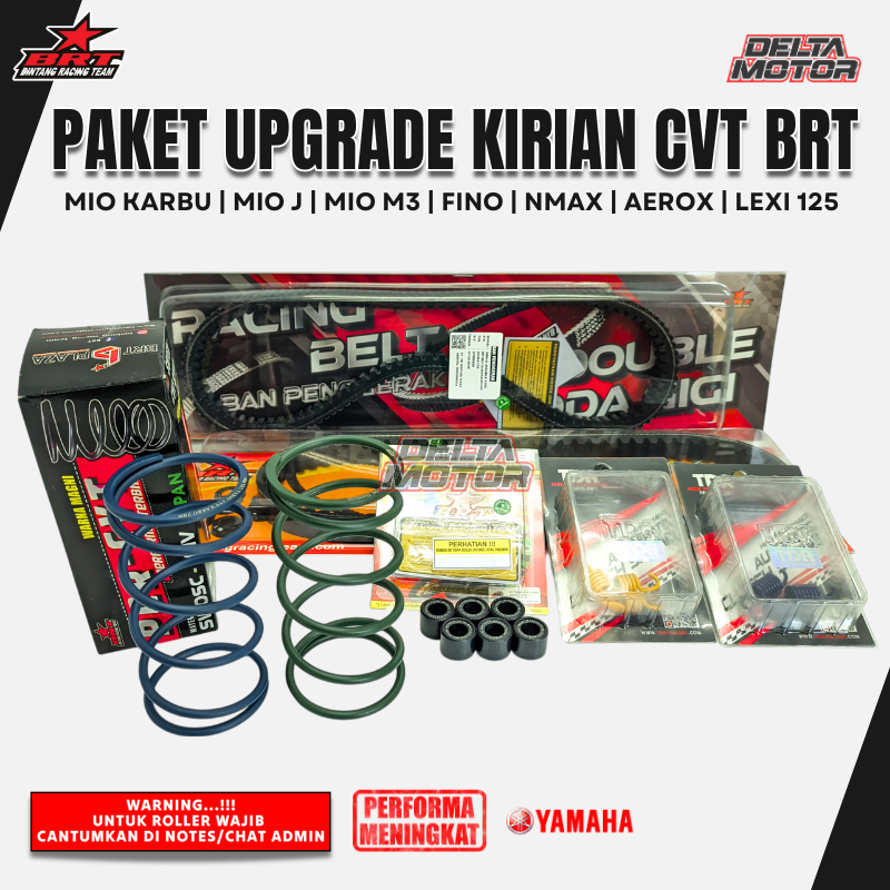 PAKET UPGRADE KIRIAN CVT BRT MIO SMILE MIO SPORTY MIO J MIO M3 NMAX OLD NEW AEROX 155 LEXI NOUVO